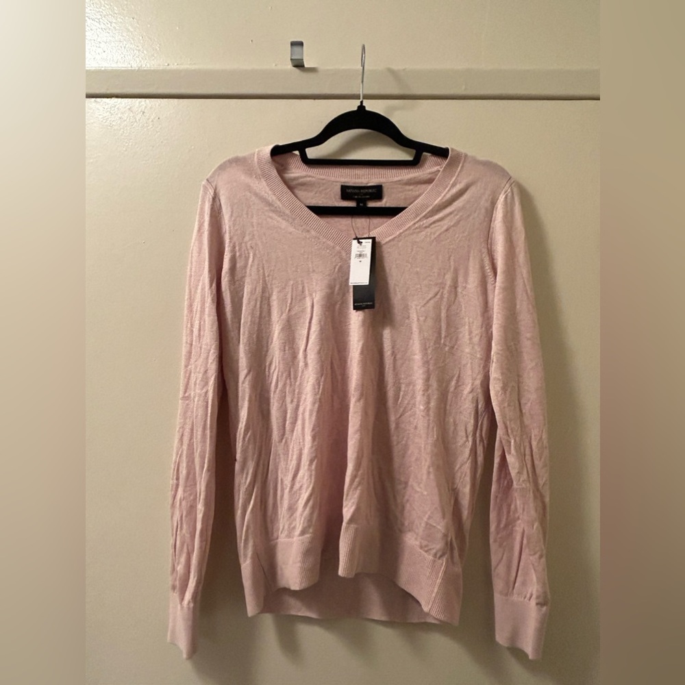 Banana Republic Forever Sweater (Light Pink)